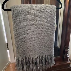 Slate Grey throw